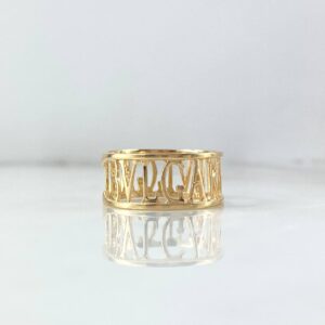 Anillo Rustico 3.45gr / T10  Oro Amarillo