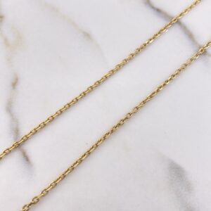 Cadena Aro Seguido 4.9gr / 50cm / 1mm Oro Amarillo +3 $ Cadena Aro Seguido 4.9gr / 50cm / 1mm Oro Amarillo +3 $