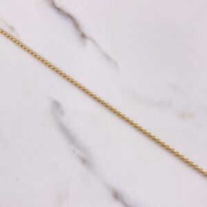 Pulso Militar 4.65gr / 20cm / 2mm Oro Amarillo +3 $