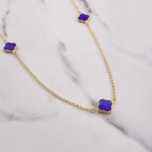 Cadena Espiga Trebol 3.75gr / 40cm / 2mm Resina Verde Morado Oro Amarillo $ Cadena Espiga Trebol 3.75gr / 40cm / 2mm Resina Verde Morado Oro Amarillo $