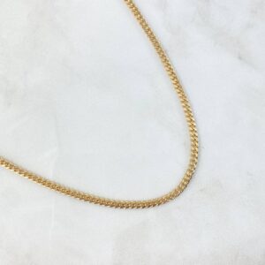 Cadena Cubana 20.75gr / 60cm / 3mm Oro Amarillo +0 Cadena Cubana 20.75gr / 60cm / 3mm Oro Amarillo +0