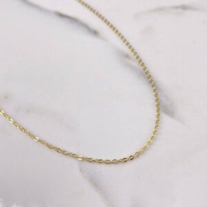 Cadena Aro Seguido 2.15gr / 45cm / 1.3mm Oro Amarillo 18K &