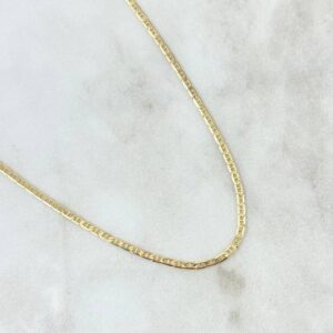 Cadena Escalera 4.7gr / 60cm / 1.8mm Oro Amarillo +3 18K *