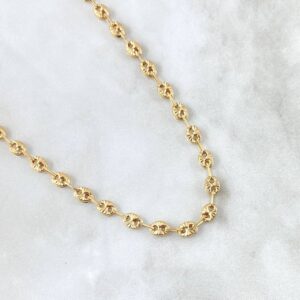 Cadena GC 10.35gr / 50cm / 4.7mm Diamantada Oro Amarillo 18K © Cadena GC 10.35gr / 50cm / 4.7mm Diamantada Oro Amarillo 18K ©