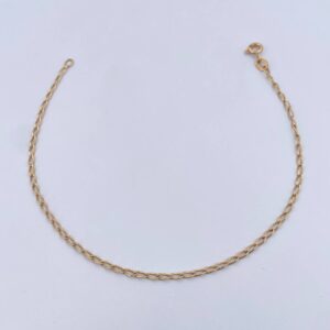 Pulso Espiga 1.6gr / 20.2cm / 1.7mm Oro Amarillo +3 18K $