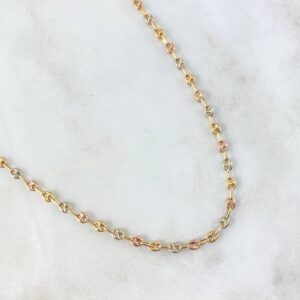 Cadena GC 7.55gr / 65cm / 3.1mm Lisa Tres Oros 18K