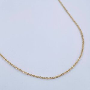 Cadena Aro Seguido 2.15gr / 46.7cm / 1.2mm Oro Amarillo 18K &
