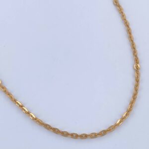 Cadena Aro Seguido 4gr / 44.4cm / 2.3mm Oro Amarillo +3 18K & Cadena Aro Seguido 4gr / 44.4cm / 2.3mm Oro Amarillo +3 18K &