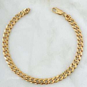 Pulso Cubano 8.8gr / 20cm / 6mm Oro Amarillo Nac.Esp. 18K ©