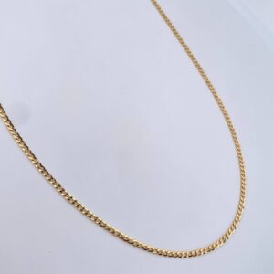 Cadena Cubana 4.05gr / 60.4cm / 2.4mm Oro Amarillo +0 18K &