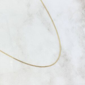 Cadena Escalera 1.85gr / 60cm / 1.2mm Oro Amarillo +3 18K