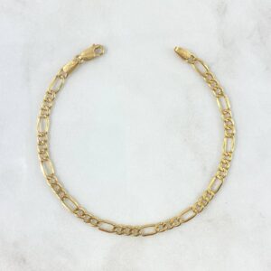 Pulso Figaro 4.05gr / 20.5cm / 4.4mm Oro Amarillo +0 18K *