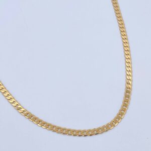 Cadena Cubana 10.25gr / 60.5cm / 2.7mm Oro Amarillo +0 18K & Cadena Cubana 10.25gr / 60.5cm / 2.7mm Oro Amarillo +0 18K &