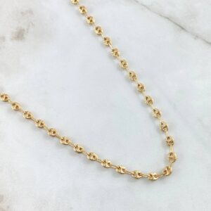 Cadena GC 11.8gr / 60cm / 4.3mm Diamantada Oro Amarillo 18K Cadena GC 11.8gr / 60cm / 4.3mm Diamantada Oro Amarillo 18K