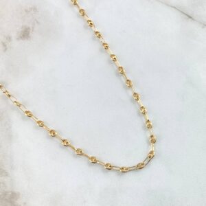 Cadena GC 7.5gr / 55cm / 4.2mm Lisa Oro Amarillo 18K ©