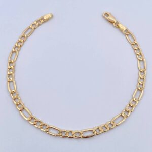 Pulso Figaro 4.2gr / 18.7cm / 4.9mm Oro Amarillo +0 18K &