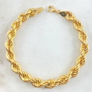 Pulso Lazo 8.3gr / 21.5cm / 6.8mm Oro Amarillo +3 18K