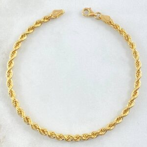 Pulso Lazo 2.9gr / 19cm /  3.3mm Oro Amarillo +3 18K