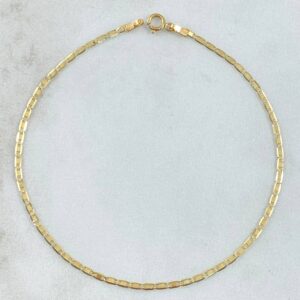 Pulso Plano 1gr / 21cm / 1.5mm Oro Amarillo +3 18K
