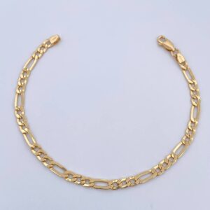 Pulso Figaro 3.6gr / 18.5cm / 3.7mm Oro Amarillo +0 18K &