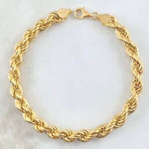 Pulso Lazo 6.4gr / 21cm / 5.5mm Oro Amarillo +3 18K *