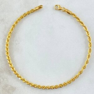 Pulso Lazo 2.9gr / 19cm / 3.3mm Oro Amarillo +3 18K *