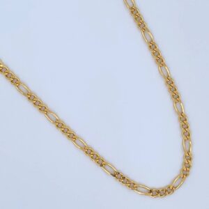 Cadena Figaro 10.35gr / 60cm / 3.6mm Oro Amarillo +0 18K $ Cadena Figaro 10.35gr / 60cm / 3.6mm Oro Amarillo +0 18K $