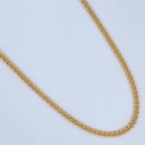 Cadena Cubana 11.4gr / 60cm / 3.6mm Oro Amarillo +0 18K $ Cadena Cubana 11.4gr / 60cm / 3.6mm Oro Amarillo +0 18K $