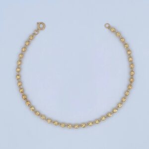 Pulso Tipo Militar 2.5gr / 19cm / 3mm Oro 18K &
