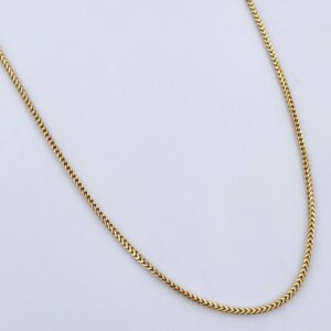 Cadena Franco Especial 6.7gr / 60.5cm / +4 Oro 18K $ Cadena Franco Especial 6.7gr / 60.5cm / +4 Oro 18K $