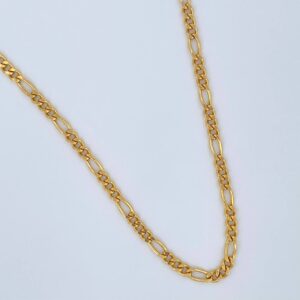 Cadena Figaro 11.3gr / 65cm / +0 Oro 18K & Cadena Figaro 11.3gr / 65cm / +0 Oro 18K &