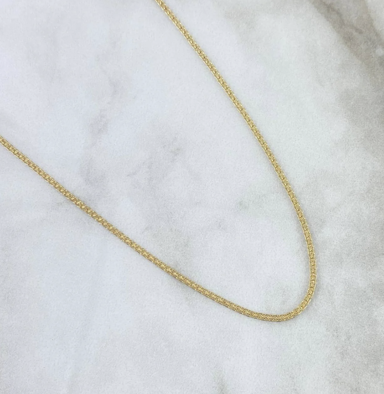 Cadena China 2.5gr / 45cm / 1.5mm Oro Amarillo +1 *