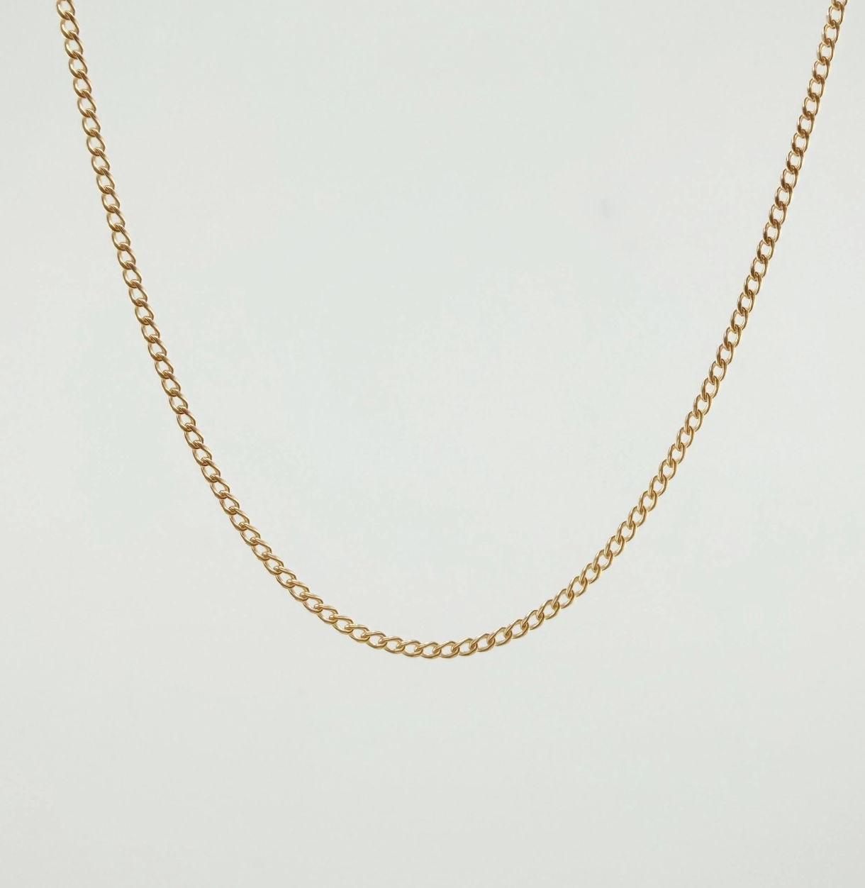 Cadena Mini Cubana 2.6 gr / 50cm / 1.8mm Oro Amarillo +1 18K *