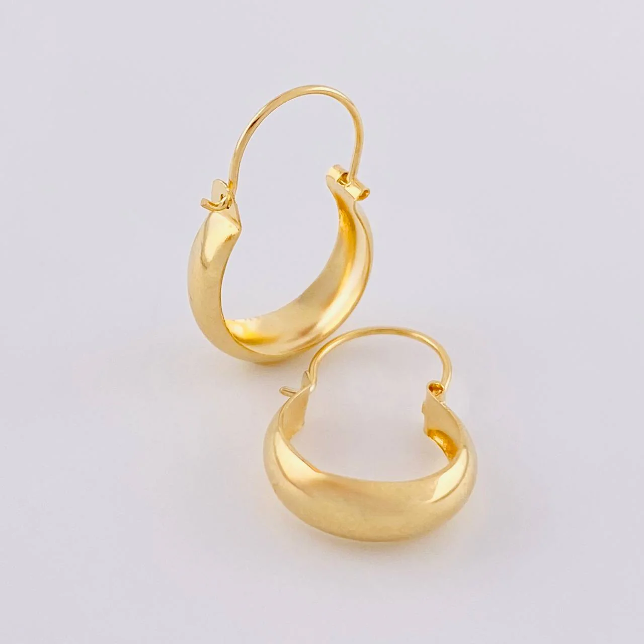 Candongas Ash 0.95 g / 2 cm Oro Amarillo 18K