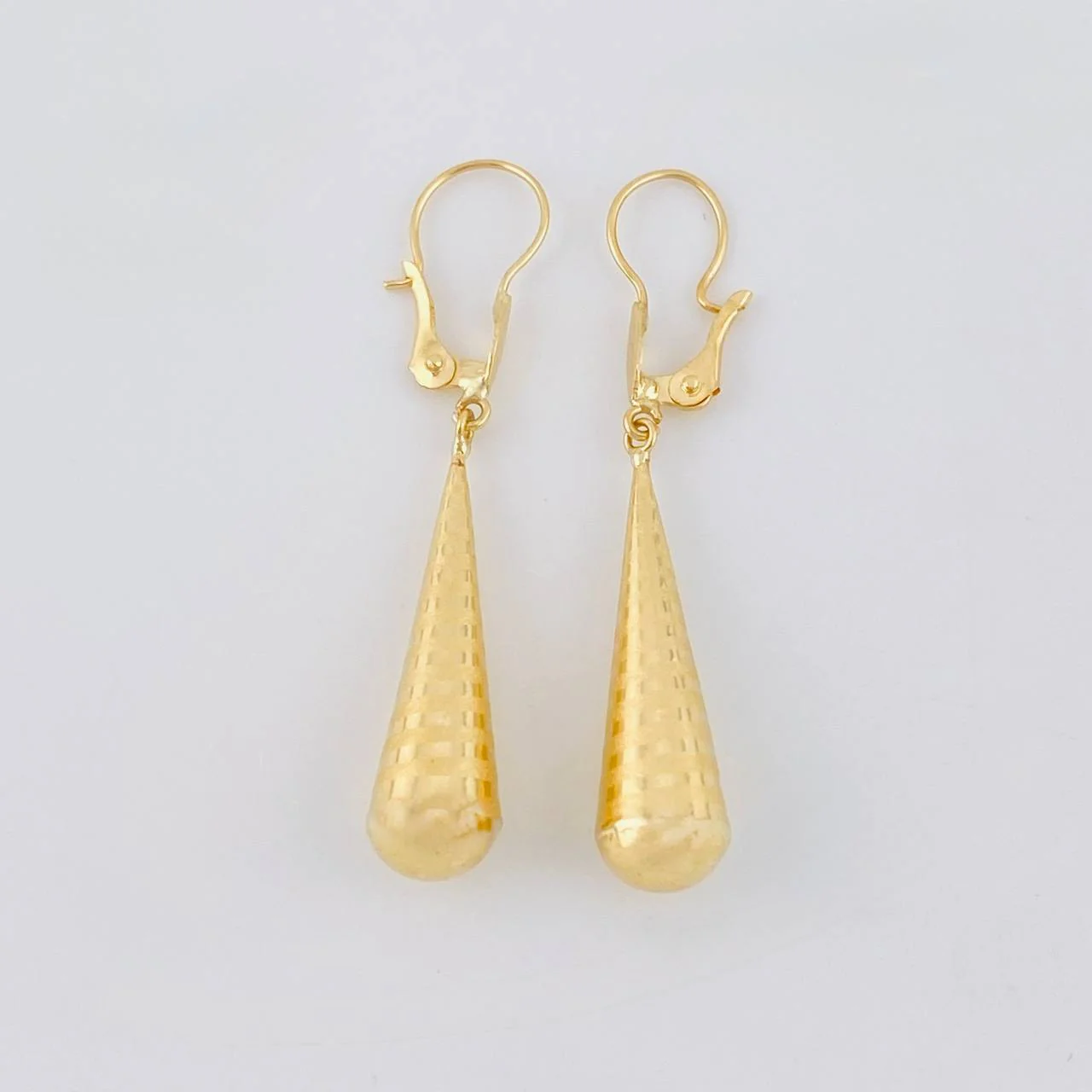 Candongas Lagrima 1.1 g / 4 cm Oro Amarillo 18K