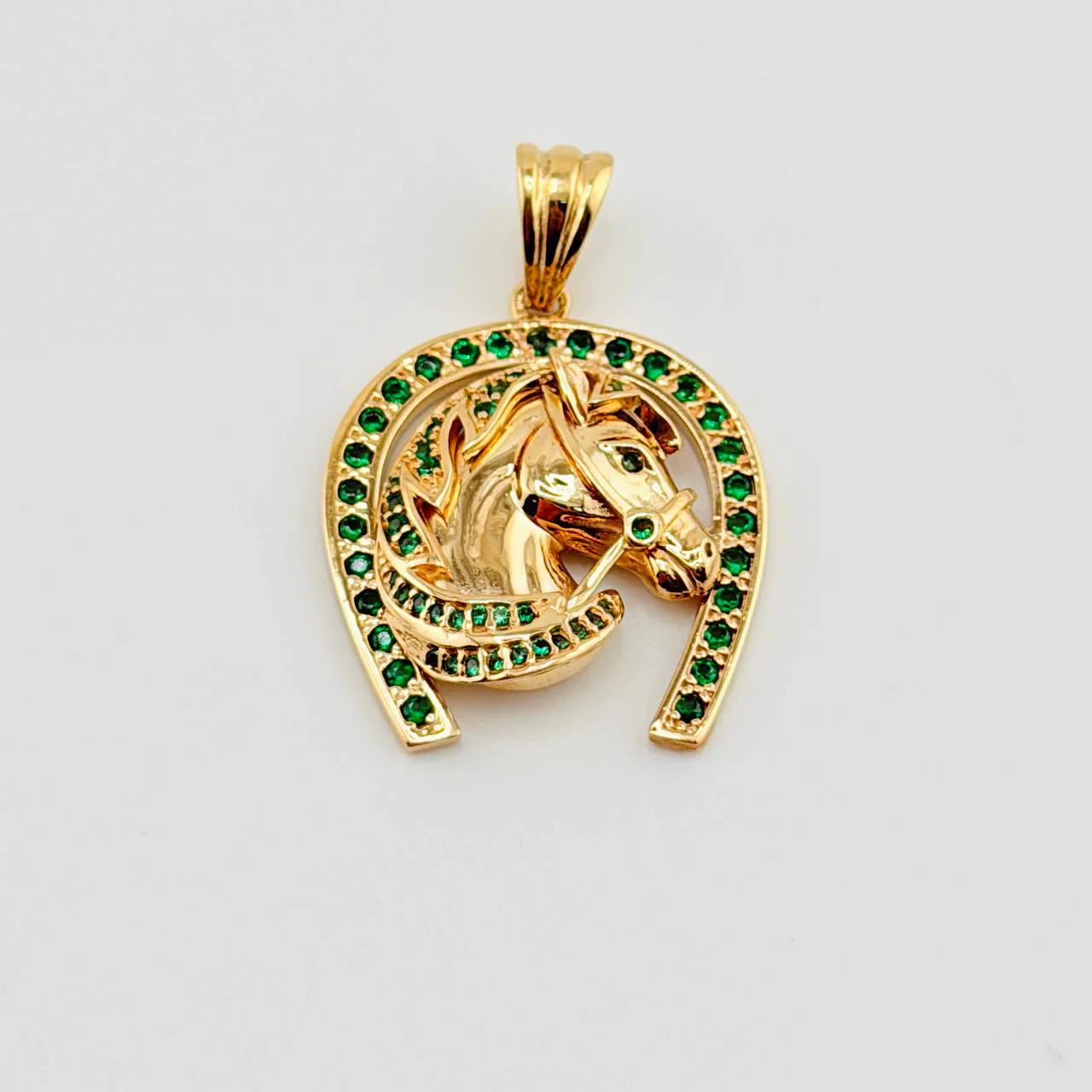 Dije Herradura Caballo 8gr / 3.5cm / Oro Amarillo 18K