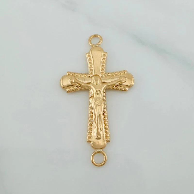 Herraje Cruz Cristo 1.05gr / 2.9cm / Oro Amarillo 18K %