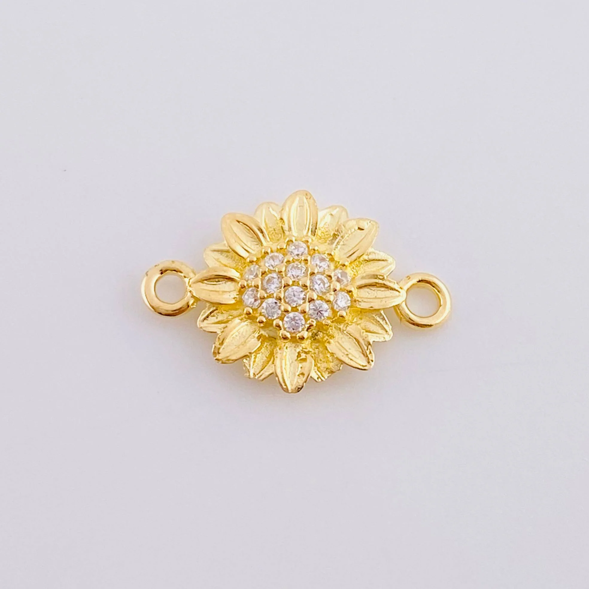 Herraje Girasol 0.9 g / 1.5 cm Oro Amarillo 18K