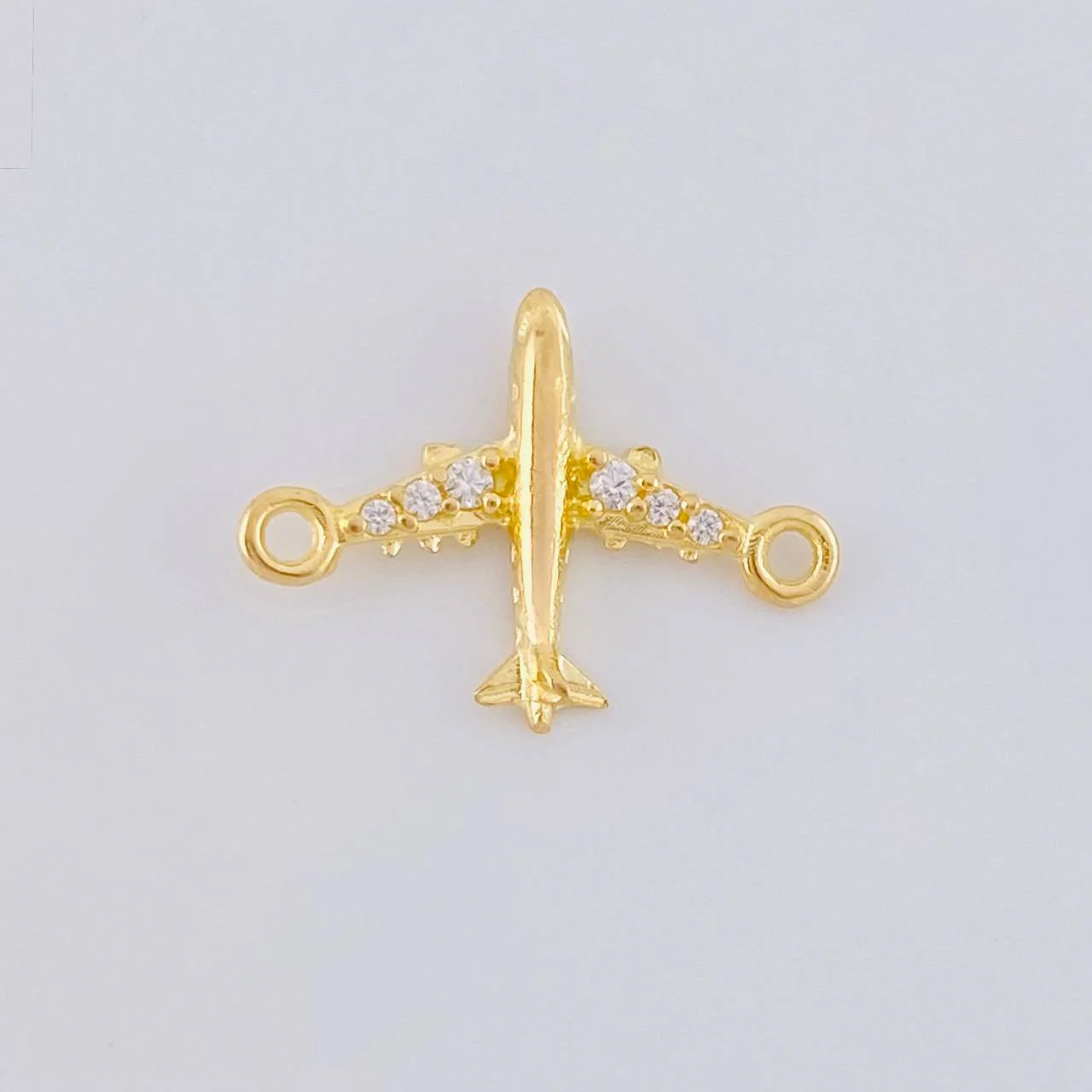Herraje Avión 0.5 g / 1.5 cm Oro Amarillo 18K