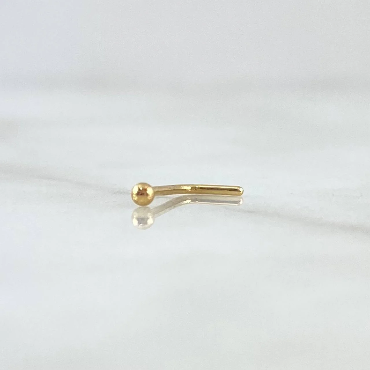 Piercing Chispa Bola 0.1 g / 1 cm Oro Amarillo 18K