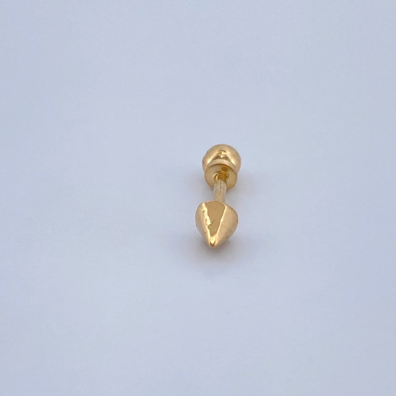 Piercing Punta 0.35gr / 1.2cm / Oro Amarillo 18K