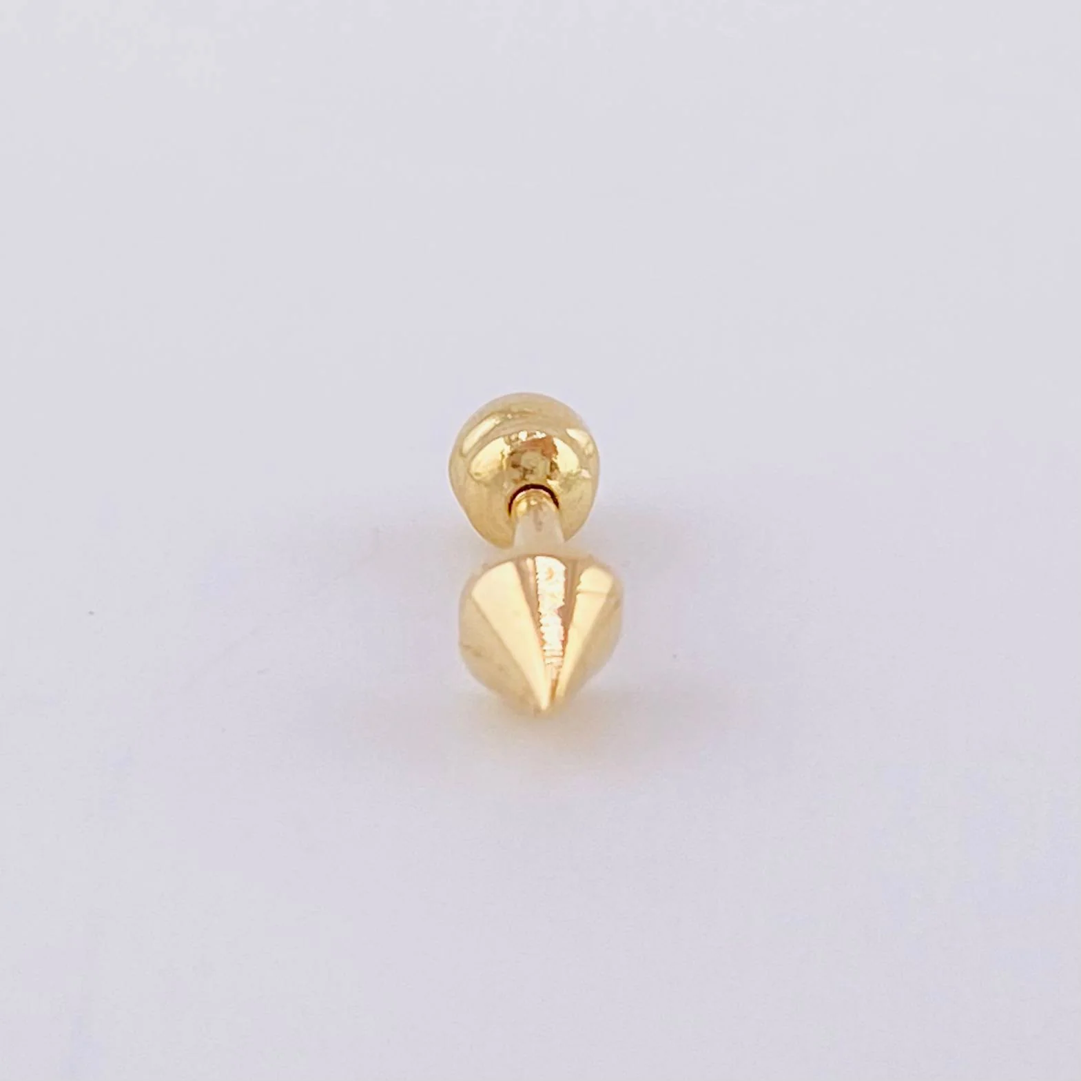 Piercing Punta 0.3 g / 1 cm Oro Amarillo 18K