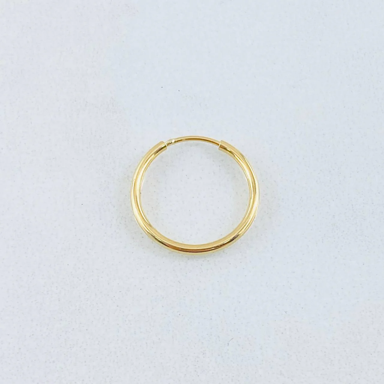 Piercing Aro Liso 0.3gr / 1.3cm / Oro Amarillo 18K